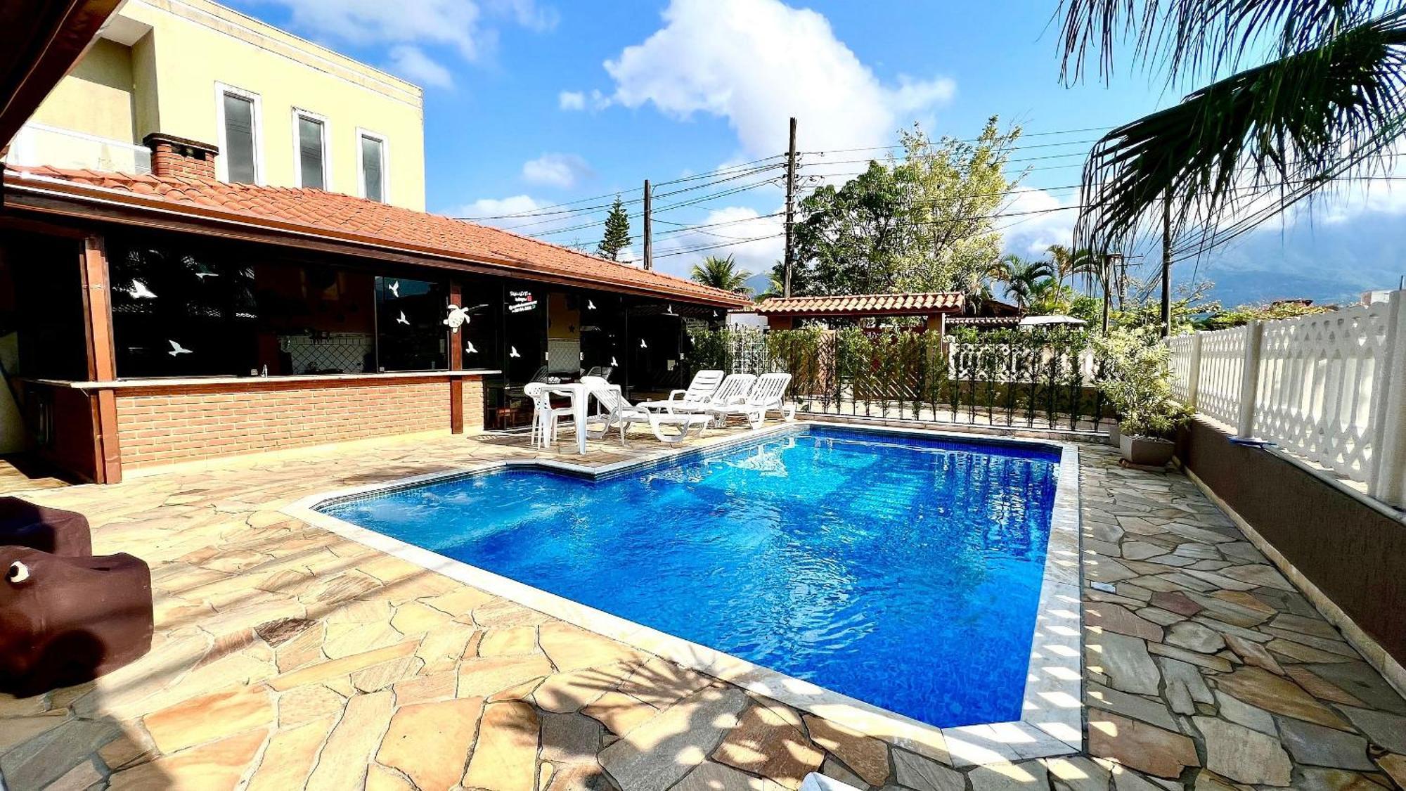 Praia/Piscina Com Hidro /Pebolim/Sinuca E Wi-Fi Caraguatatuba Zewnętrze zdjęcie